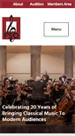 Mobile Screenshot of fredericksymphony.org